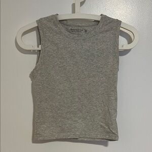 Abercrombie & Fitch Heather Gray Tank Top